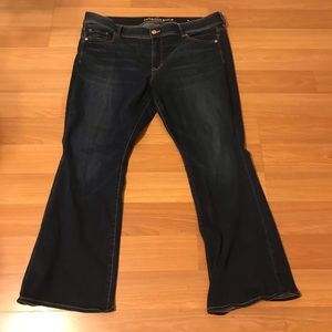 Size 20 Short American Eagle Dark Blue Jeans